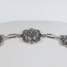 Pulsera flor botón charro en plata F55 | 48,63 € | Joyería Flores