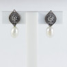 Pendientes Botón Charro perla Plata F31-PERLA | 13,13 € | Joyería Flores