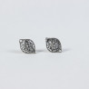Pendientes filigrana Botón Charro Plata F-31-P | 9,38 € | Joyería Flores