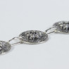 Pulsera filigrana botón charro en plata F39-PULS | 43,63 € | Joyería Flores