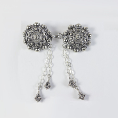 Charro Broche de botón charro en plata B-010-N B-010-N BotonCharro Charro Broche de botón charro en plata B-010-N B-010-N BotonCharro