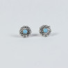 Pendientes botón charro Turquesas plata F79/TURQUESA | 9,88 € | Joyería Flores