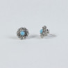 Pendientes botón charro Turquesas plata F79/TURQUESA | 9,88 € | Joyería Flores
