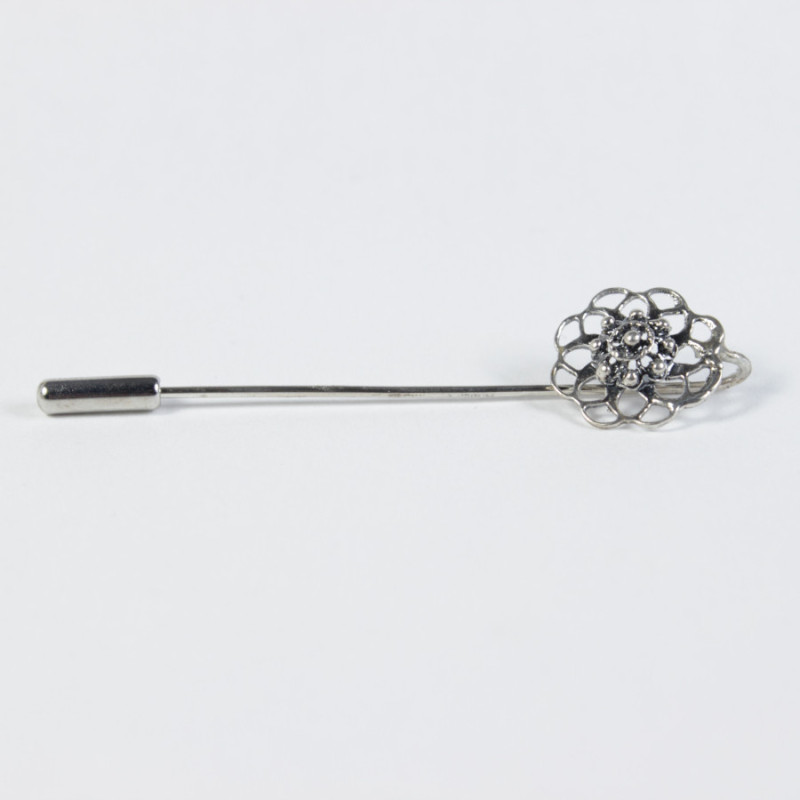 Pincho Filigrana botón charro en plata F66-A | 9,38 € | Joyería Flores Pincho Filigrana botón charro en plata F66-A | 9,38 € | Joyería Flores