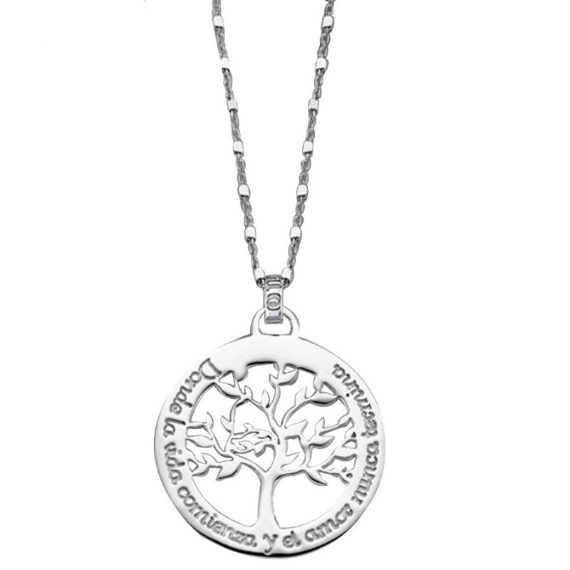 Collar Lotus Silver Mujer LP1641-1/1 | 64,90 € | Joyería Flores